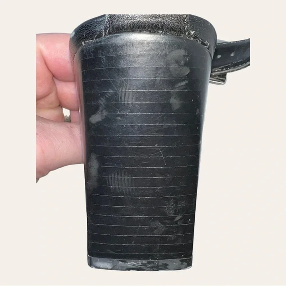 Women’s ALDO SQUARE‎ HEEL OPEN TOES HEELS SIZE 36(US 6) BLACK IN COLOR STRAPPY - Picture 16 of 16